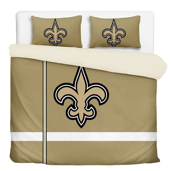 New Orleans Saints 3-Pieces Full Bedding 002